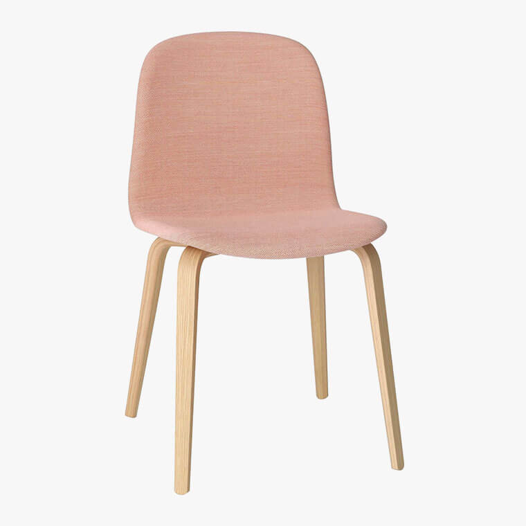 White Rounded Chair - Image 1