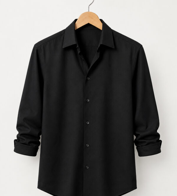 Men’s Black Long Sleeve Shirt