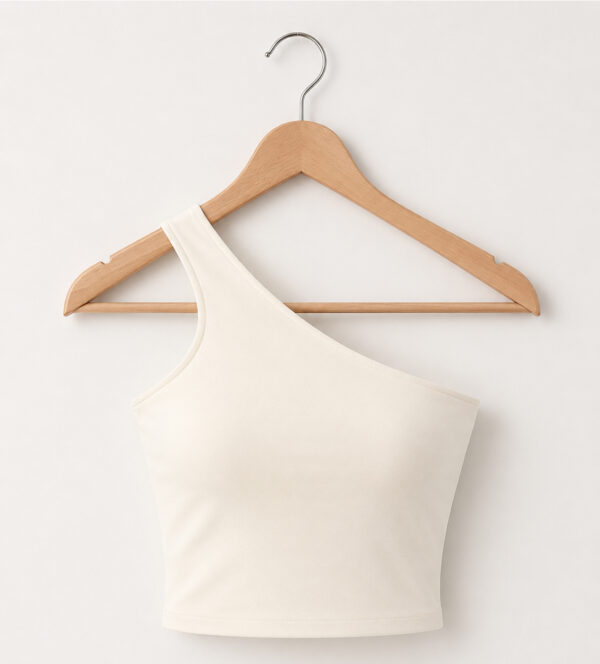 One-Shoulder Crop Top